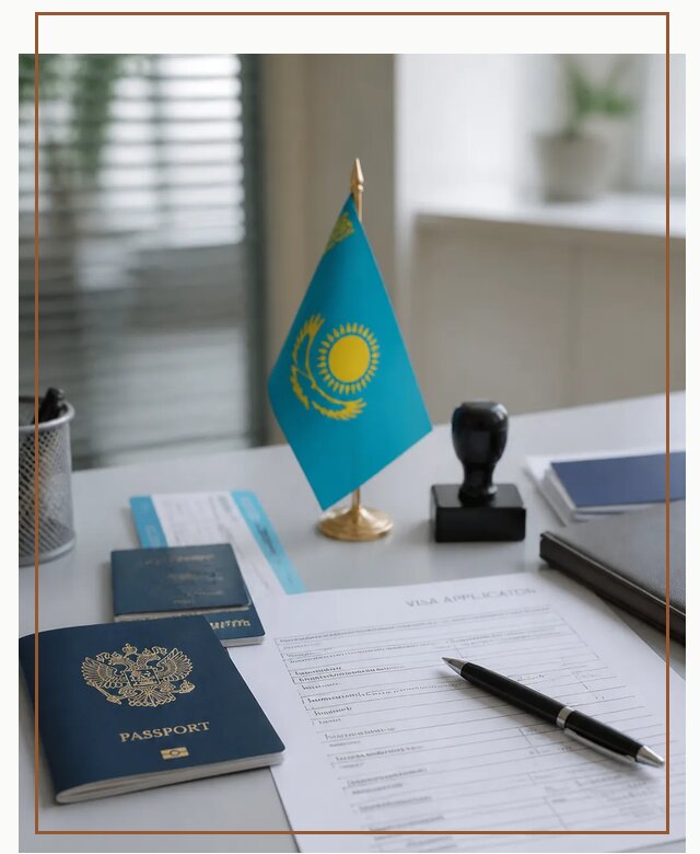 Оформление визы в Казахстан для поездки и работы в Новоалтайске